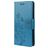 Mobigear Flowers Samsung Galaxy A23 Étui Portefeuille - Bleu
