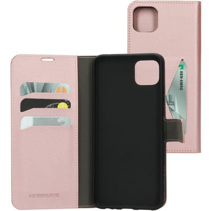 Mobiparts Classic Wallet Samsung Galaxy A22 5G Étui Portefeuille - Rose