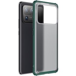 Mobigear Shockproof Coque Xiaomi Mi 11 Ultra Coque arrière Rigide Anti-Chocs - Vert