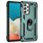 Mobigear Armor Ring Samsung Galaxy A53 Plastique rigide Coque arrière Antichoc avec bague de maintien - Vert