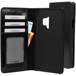 Mobiparts Excellent Wallet Housse Samsung Galaxy S9 Etui Porte-Monnaie - Jade Black