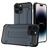 Mobigear Outdoor Coque iPhone 15 Pro Coque arrière Rigide Anti-Chocs - Bleu Marin