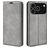 Mobigear Retro Slim Housse iPhone 17 Pro Max Etui Porte-Monnaie - Gris