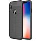 Mobigear Luxury Coque iPhone XS Max Coque arrière en TPU Souple - Noir