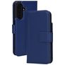 Mobiparts Wallet Housse Samsung Galaxy A17 Etui en Cuir Véritable Porte-Monnaie - Bleu