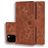 Mobigear Mandala Housse iPhone 11 Etui Porte-Monnaie - Marron
