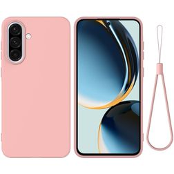 Mobigear Rubber Touch Coque Samsung Galaxy A37 Coque arrière en Silicone - Rose