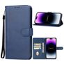Mobigear Wallet Housse iPhone 15 Pro Etui Porte-Monnaie - Bleu
