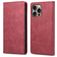 Mobigear Wallet Housse iPhone 16 Pro Max Etui Porte-Monnaie - Rouge