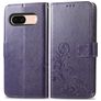 Mobigear Clover Housse Google Pixel 8a Etui Porte-Monnaie - Violet