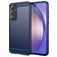 Mobigear Brushed Slim Coque Samsung Galaxy A55 Coque arrière en TPU Souple - Bleu