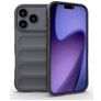 Mobigear Bumpy Coque iPhone 18 Pro Coque arrière en TPU Souple - Dark Grey