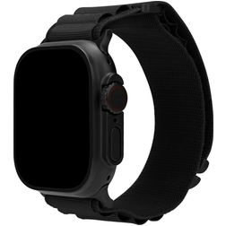 Mobilize Alpine Bracelet Nylon Apple Watch Fermeture boucle ardillon - 42/41/40/38 mm - Noir