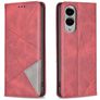 Mobigear Rhombus Slim Housse Samsung Galaxy S25 Edge Etui - Rouge