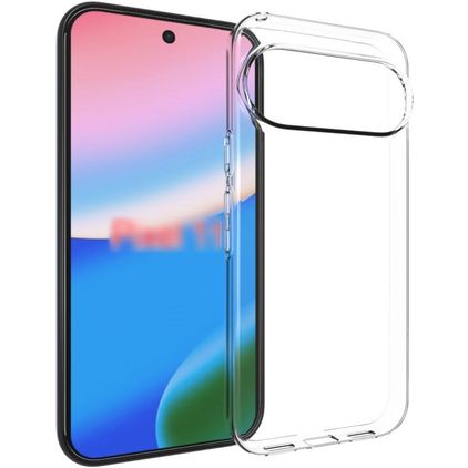 Mobigear Basics Coque Transparente Google Pixel 11 Coque arrière en TPU Souple - Transparent