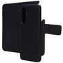 Mobiparts Housse Samsung Galaxy A57 Etui avec Coque Détachable en Cuir Véritable Porte-Monnaie - Noir