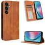Mobigear Sensation Housse Samsung Galaxy M55 Etui Porte-Monnaie - Marron