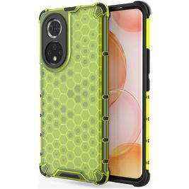 Mobigear Honeycomb Coque HONOR 50 Coque arrière Rigide Anti-Chocs - Vert