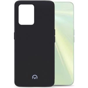 Mobilize Rubber Gelly Coque Realme C35 Coque arrière en TPU Souple - Matt Black