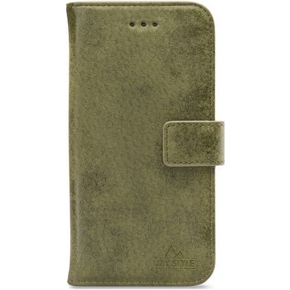 My Style Flex Wallet Housse iPhone 11 Pro Max Etui Porte-Monnaie - Olive