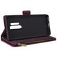 Mobigear Zipper Housse OnePlus 8 Pro Etui Porte-Monnaie - Rouge