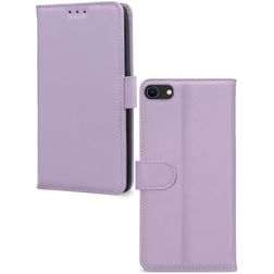 Mobilize Premium Gelly Wallet Housse iPhone SE (2022) Etui Porte-Monnaie - Violet