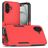Mobigear Heavy Armor Coque iPhone 16 Plus Coque arrière Rigide Anti-Chocs - Rouge