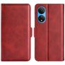 Mobigear Slim Magnet Housse HONOR X7 Etui Porte-Monnaie - Rouge