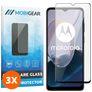 Mobigear Premium Motorola Moto E22i Verre trempé Protection d'écran - Compatible Coque - Noir (Lot de 3)
