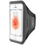 Mobiparts Comfort Fit Brassard Téléphone iPhone SE (2016) Brassard Coque de Sport en Neoprène - Noir