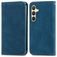 Mobigear Retro Slim Housse Samsung Galaxy S25 Plus Etui Porte-Monnaie - Bleu