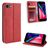 Mobigear Sensation iPhone SE (2020) Étui Portefeuille - Rouge