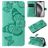 Mobigear Butterfly Housse iPhone 16 Pro Max Etui Porte-Monnaie - Vert
