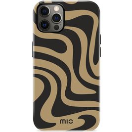 MIO Coque iPhone 12 MagSafe Coque arrière Rigide - Swirl