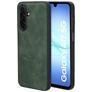 Mobiparts Classic Coque Samsung Galaxy A17 MagSafe Coque arrière en TPU,Similicuir - Emerald Green