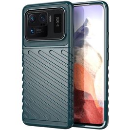 Mobigear Groove Coque Xiaomi Mi 11 Ultra Coque arrière en TPU Souple - Vert