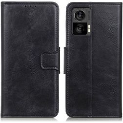 Mobigear Classy Housse Motorola Edge 30 Neo Etui Porte-Monnaie - Noir