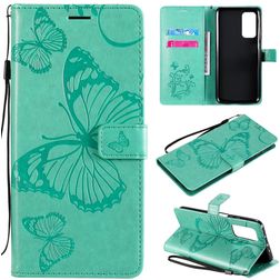 Mobigear Butterfly Xiaomi Mi 10T Pro Étui Portefeuille - Turquoise