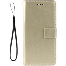 Mobigear Wallet Housse Vivo V21 Etui Porte-Monnaie - Or