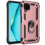 Mobigear Shockproof Case Magnetic Ring Rose Gold Huawei P40 Lite