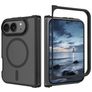 Mobigear Shockproof Coque iPhone Duo MagSafe Coque arrière Rigide - Noir