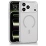 Mobigear Shockproof Grip Coque iPhone 17 Pro Max MagSafe Coque arrière Rigide - Blanc