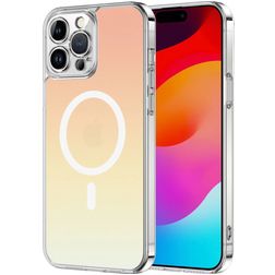 Valenta Rainbow Coque iPhone 13 Pro Max MagSafe Coque arrière Rigide