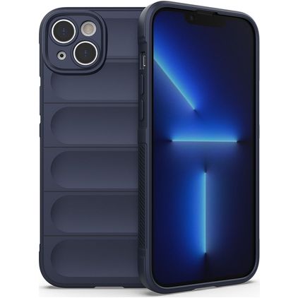 Mobigear Bumpy Coque iPhone 14 Plus Coque arrière en TPU Souple - Dark Blue