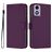 Mobigear Urban Wallet Housse Motorola Moto G04 Etui Porte-Monnaie - Violet