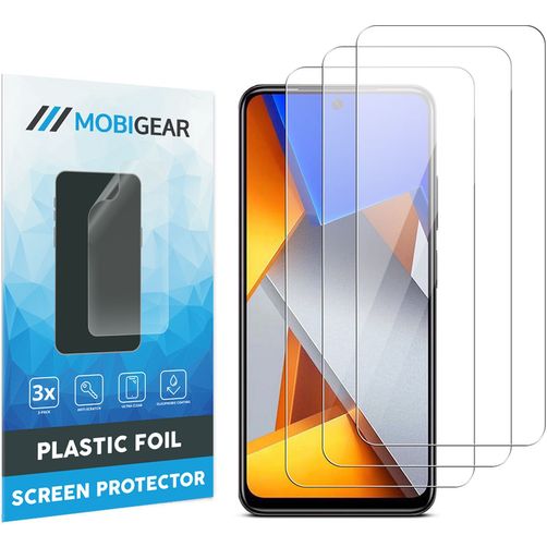 Mobigear POCO M4 Pro 4G Protection d'écran Film - Compatible Coque (Lot de 3)