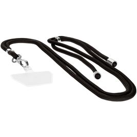 Mobiparts Phonecord - Cordon de téléphone universel ajustable - Noir