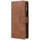 Mobigear Zipper Housse Samsung Galaxy A71 Etui Porte-Monnaie - Marron