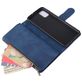 Mobigear Zipper Housse Samsung Galaxy A51 Etui Porte-Monnaie - Bleu