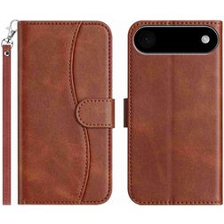 Mobigear S Line Housse iPhone Air Etui Porte-Monnaie - Marron